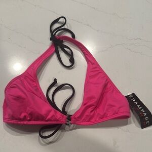 Rampage Women's Brand New Pink Bikini Top